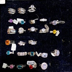 Lot of costume rings